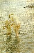Anders Zorn mor och barn oil painting reproduction